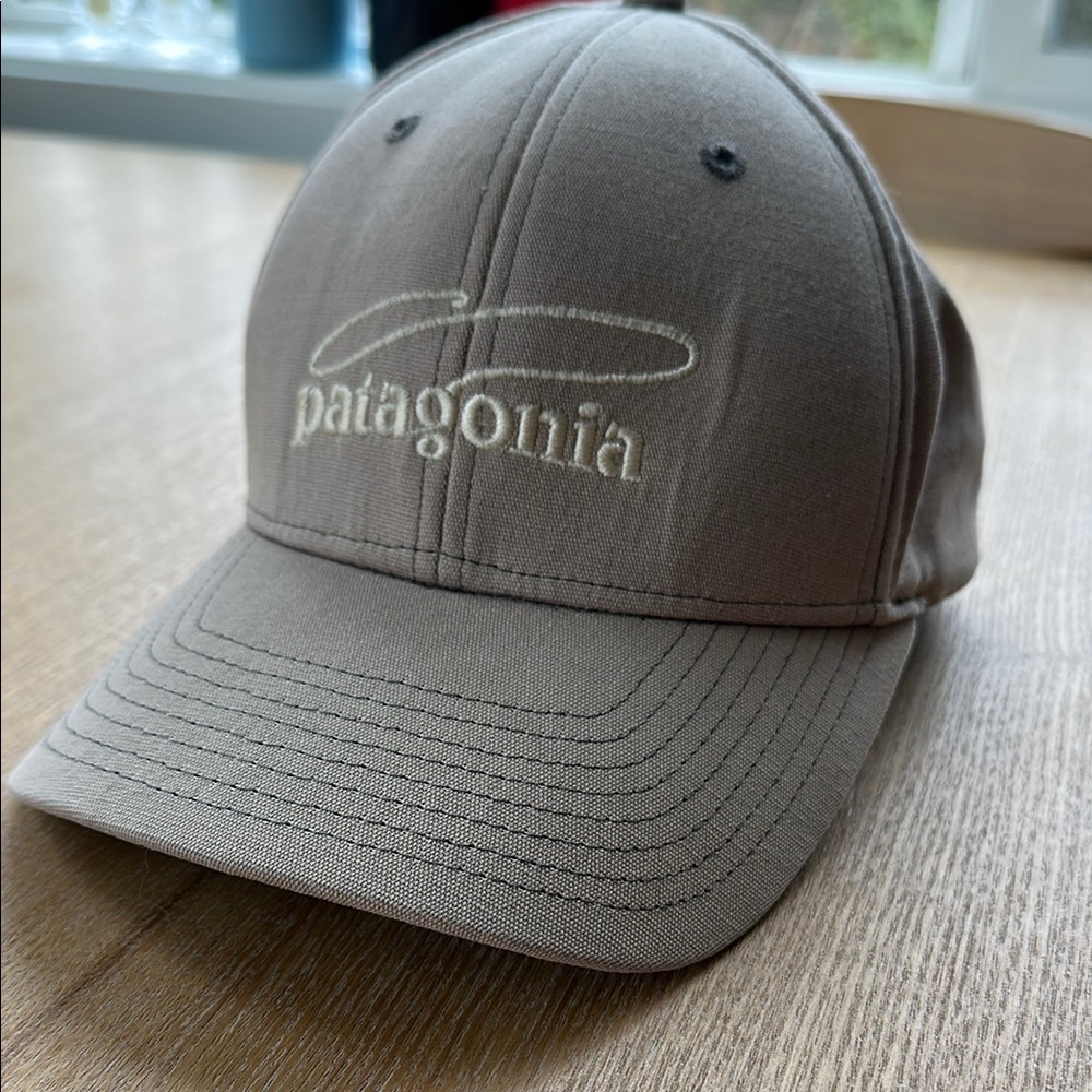 Patagonia Beige Logo Fly Fishing Hat